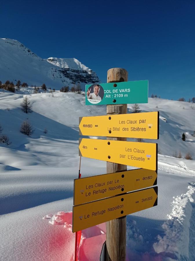 Residence Le Schuss Studio Montagne En Bas Des Pistes Vars  Eksteriør bilde